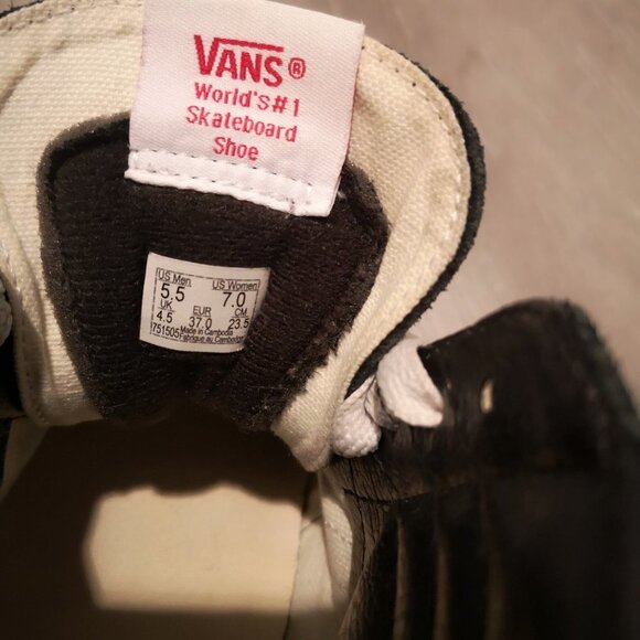 Vans Off The Wall High Top Men's Size 5.5 / Ladies Size 7 Skateboard Shoes - Picture 4 of 7